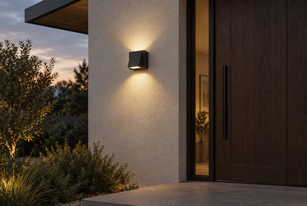 Cala Wall Light — Matte Black in a room