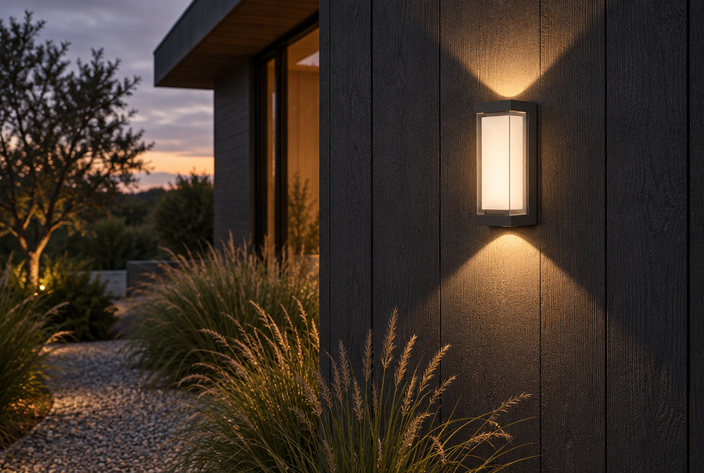 Tondo Up & Down Wall Light in a room