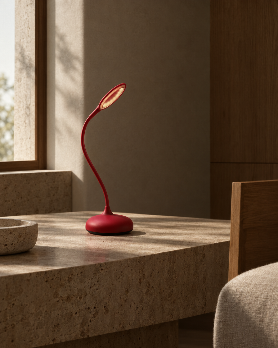 Alba Sleep Lamp — Red — daylight