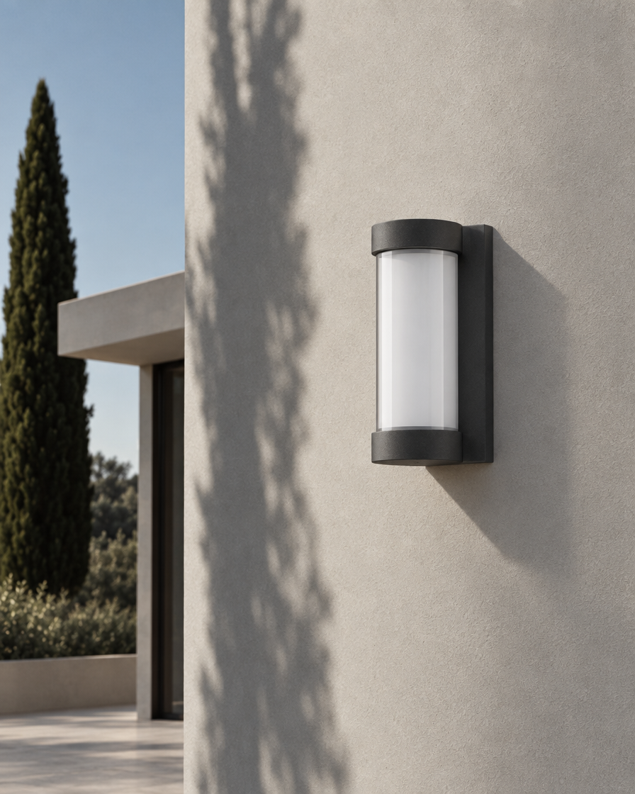Tondo Square Up & Down Wall Light — daylight