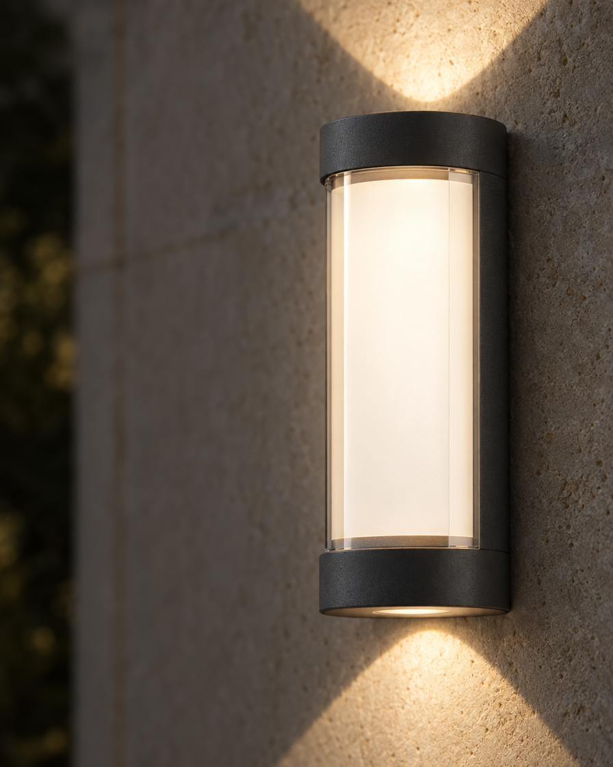 Tondo Round Up & Down Wall Light — detail