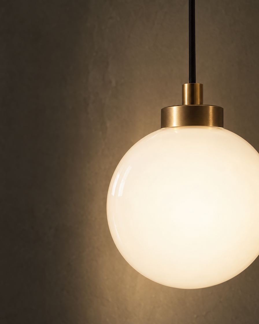 Orbe Pendant — Matte black — detail
