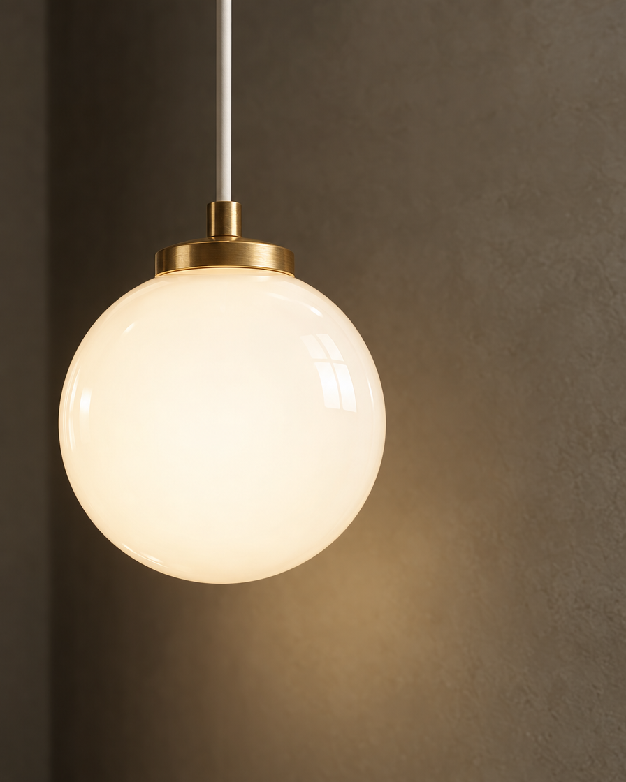Orbe Pendant — White — detail