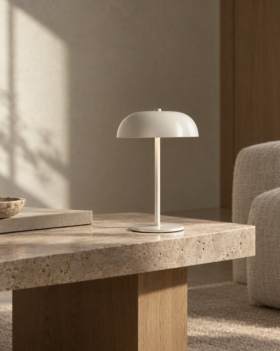 Fungo Table Lamp — White — daylight