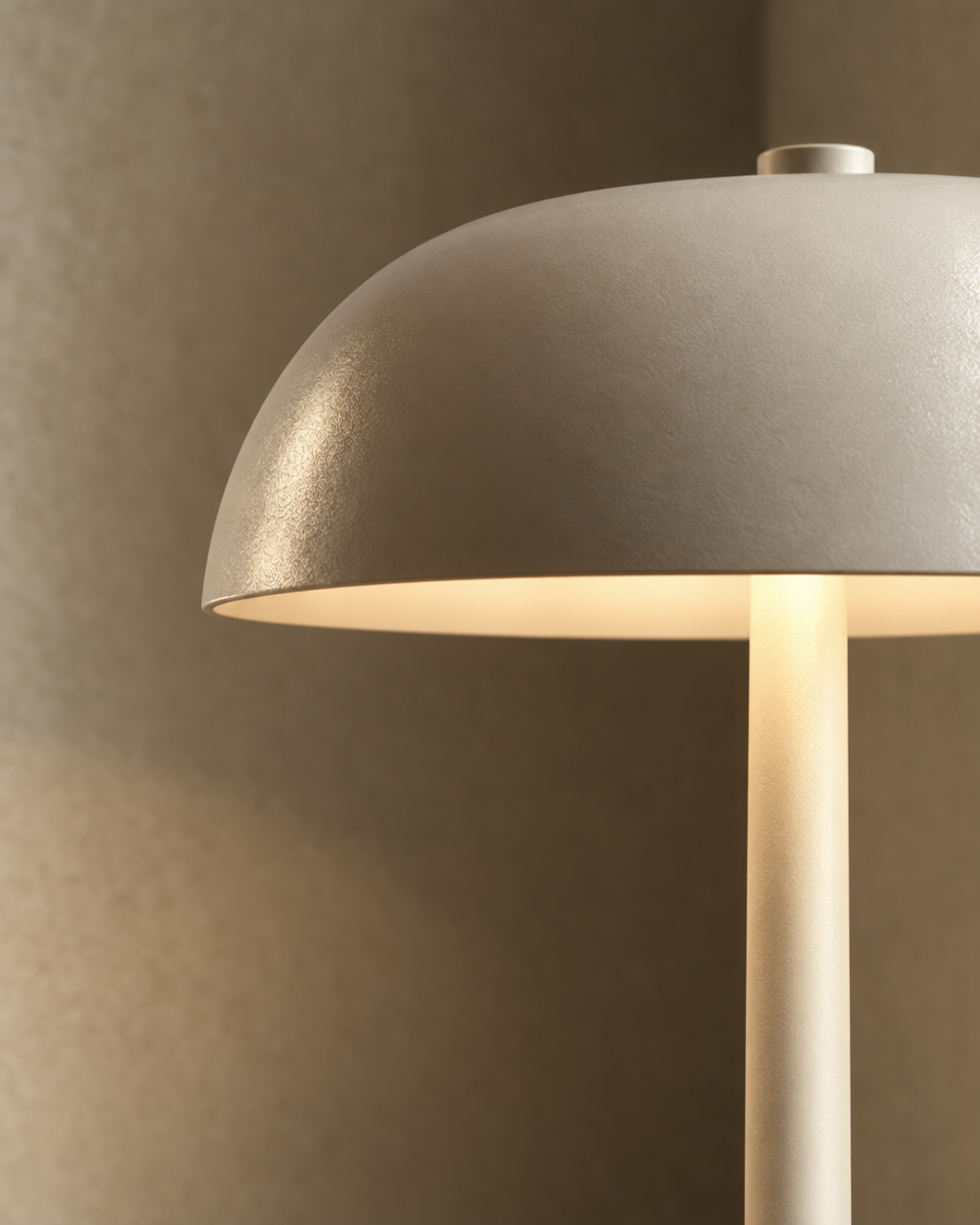 Fungo Table Lamp — White — detail