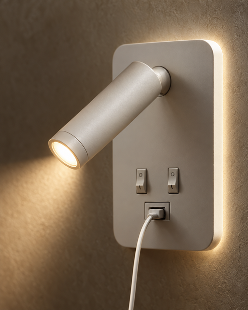 Duo Reading Wall Light — White — detail