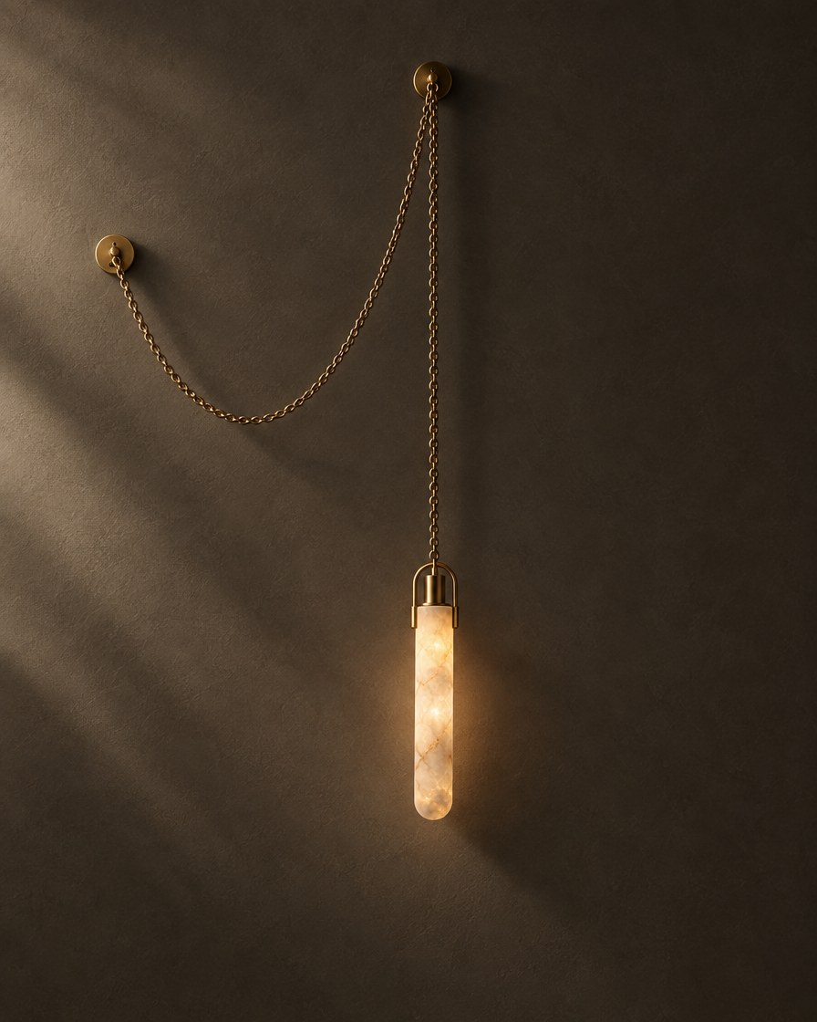 Filo Alabaster Swag Pendant — studio