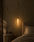 Filo Alabaster Swag Pendant — Lumenholm